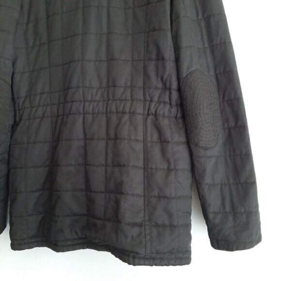 WILFRED Aritzia Marquis Classic Quilted Long Jacket Parka Black Sz 4 - Picture 11 of 14